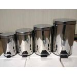 product_image_name-Generic-30 L Stainless Steel Dustbin With Plastic Inner Bucket-3