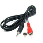 Heavy duty 3.5mm Jack Aux To 2 RCA Audio Cable