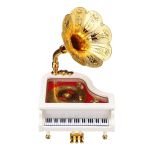 product_image_name-Generic-Vintage Style Piano Music Box with Phonograph Horn Decorative Tabletop Ornament-3