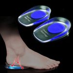 Silicone Heel Cup Pads For Bone Spurs Pain Relief Protectors Of Your Sore Or Bruised Feet Best Insole Gels Treatment