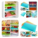 4pcs pvc fridge mats