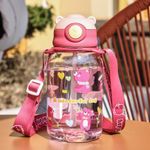 product_image_name-Generic-Kids Water Bottle 650 ml – Leak-Proof Straw & Strap-4