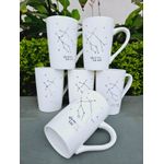 Ceramic 6 pc mug long