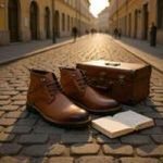 product_image_name-Generic-Lacazette Fashion Men's Brown Leather Casual Boots. Men's Tan Brown Mid-Top Leather Boots, Lace-Up Ankle Boots for Men. Versatile Brown Leather Boots for Everyday Wear.-7