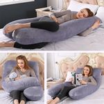 product_image_name-Generic-Pregnancy Pillows For Sleeping U-Shape Full Body Pillow And Maternity Support-1