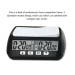 Generic Professional Chess Clock Digital Timer Countdown Count Up Bonus Time Function - image 2