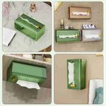 Luxury Diamond Tissue Box Wall-Mounted Acrylic Transparent Tissue Box Table Napkin Holder Bathroom Paper Box Tissue Paper Dispenser