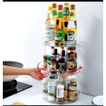 product_image_name-Generic-Adjustable 3-Tier Rotating Storage Rack – Kitchen, Bathroom & Vanity Organizer-1