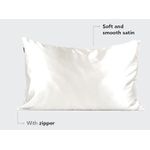 product_image_name-Generic-1PC Ivory Satin Pillowcase 20x27 Inches-2
