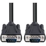 9 Pin RS232 Male to Male 1.5m Cable