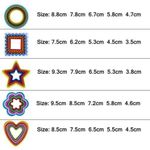 product_image_name-Generic-Double-Sided Plastic Cookie Dough Cutter Moulds - 1 Set-3