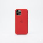 product_image_name-Generic-Premium Red Silicone Shockproof Case for iPhone 11 Pro Max - Soft Touch Slim Fit-1