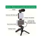 product_image_name-Generic-AY-49 Mobile Video Creation Kit with LED Light, Microphone, and Tripod Stand-3