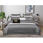 Cotton Luxury Satin Stripped Duvet cover sets