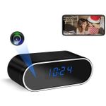 product_image_name-Generic-WIFI Table Clock Wireless HIDDEN CAMERA Indoor HD 1080P Video Audio Recording-1