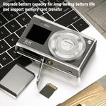 product_image_name-Generic-4K HD Optical Zoom Digital Camera 60MP Dual Screen Selfie Camera, No Memory(Silver) -7