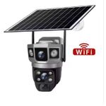 product_image_name-Solar Light-WiFi Solar PTZ 3 Lens 4MP Outdoor CCTV Camera PIR Night Vision Waterproof Home Surveillance Cam-1