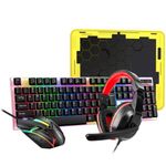 product_image_name-Generic-4in1 Gaming Keyboard Mouse Head Set Combo 104 Keys Ergonomic Gamer Keyboard Game Mouse Gaming Stereo Headset Mouse Pad-1