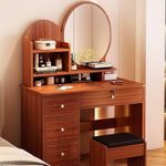 product_image_name-Generic-Space Saving Modern Furniture Portable Dressing Table/ Dressing Mirror Table with a Stool-1
