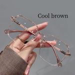 product_image_name-Fashion-Anti-blue Glasses Flat Lens Color-Changing Glasses Cold Brown Transparent Frame-2
