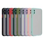 product_image_name-Generic-Translucent Frosted Smoke For IPhone XS Camera Protection Phone Case-1