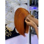 Human blend bob wig 