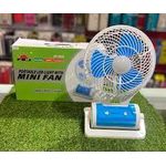 product_image_name-Generic-Portable Rechargeable USB Mini Table Fan With Led Light Wall Fan Lamp with emergency light-2