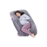 product_image_name-Generic- U shaped super soft Pregnancy pillow fluffy pillow-1