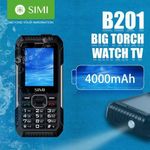 SIMI B201 2.4inch Feature Phone Solar Charging 4000mAh