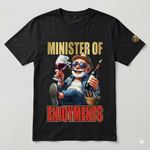 black printed t shirt