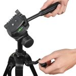 product_image_name-Generic-Weifeng WT-3520 Pro Tripod with 3-Way Pan Head & Quick Release Plate for Stabilized Shots-3