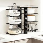 product_image_name-Generic-Foldable multifunctional kitchen storage rack, pot lid storage rack-1