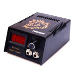 product_image_name-Generic-Professional Digital LCD Tattoo Power Supply Black Lion Tattoo Power Source Makeup Tattoo Machines-2