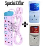 MK TV Guard For 14",15",18",24",29",32",39",42",43",45",49",51",52",55",59",63" inches + FRIDGE Guard + A FREE 4 Heavy Duty Way Extension Cable.