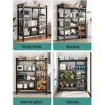 product_image_name-Generic-Hot Sale Multifunctional Strong Metallic Kitchen Rack With Movable & Lockable Wheels.-8