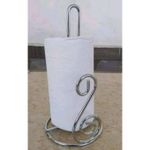 product_image_name-Generic-Metallic kitchen towel holder stand-3