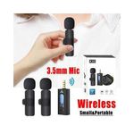 product_image_name-Microtech-K35 Wireless Microphone Dual Mic 100% Authentic for Smartphone, DSLR Camera and Speakers-2
