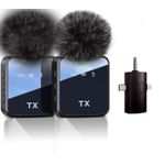 product_image_name-Generic-F11-2 3-in-1 Wireless Lavalier Microphone – Dual Monitoring & Bluetooth Accompaniment Function-3