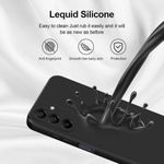 product_image_name-Samsung-Galaxy A15 Soft Silicone Heavy Protection Black Phone Case/ Cover-3