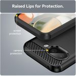 product_image_name-Generic-Carbon Fiber Shockproof Rugged Shield Soft TPU Back Cover Cases For Google Pixel 9A-4