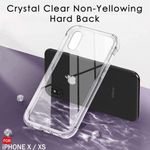 product_image_name-Generic-Apple iPhone Xs Crystal Clear Hard PC Back Protective Phone Cover Case-3