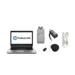 HP  Laptop 8GB RAM, 256GB SSD, Intel Core i5, 4th generation Probook 640 G1, 14'' Inches Screen Display Refurbished Laptop,Webcam, Windows 11 PRO Activated, Office & Basic Software Installed + Free Bag + Charger +Mouse Pad + Free Wireless Mouse+ Extension