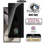 Glass S24 ULTRA FINGERPRINT UNLOCK PRIVACY SCREEN PROTECTOR.