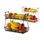 product_image_name-Generic-Detachable  Table Top2 Layer Fruit & Vegetable Rack With Strong Handle-2