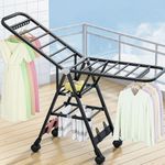 .Movable Foldable/Portable LAUNDRY DRYING RACK