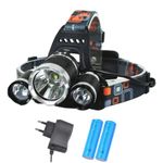 product_image_name-Generic-Aluminum Alloy Rechargeable 3 LED Headlamp with Adjustable Lighting Modes-1