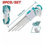 product_image_name-TOTAL-THT106191 9pcs hex key set Material-Cr-V-2