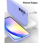 product_image_name-Generic-Samsung Galaxy F55 Original Soft Silicone Protective Cover Case, Flexible Slim and Shock-Absorbing Protection in Blue-2