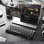 product_image_name-ATTACK SHARK-X66 Tri-mode Gasket Mechanical Keyboard, 60% ANSI Layout, Hot-swap, 5 Layer Foams, Linear Switch, RGB, Programming-6