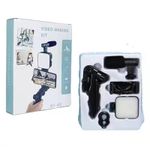 product_image_name-Generic-AY-49 Video Making Kit, Vlogging Kit for Video Making with Bluetooth Remote, Mic, Mini Tripod Stand, LED Light -1